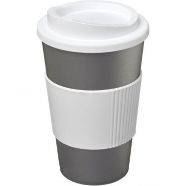 Logotrade Firmengeschenke das Foto: Americano® 350 ml Isolierbecher mit Schutzring