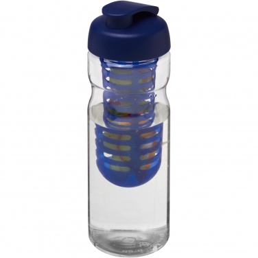 Logotrade Logogeschenke das Foto: H2O Active® Base 650 ml Sportflasche mit Klappdeckel und Infusor