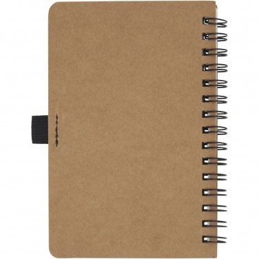 Logotrade werbemittel das Foto: Cobble A6 Notizbuch mit Spiralbindung aus recyceltem Karton mit Steinpapier