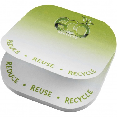 Logotrade Werbeartikel das Foto: Sticky-Mate® recycelte Haftnotizen mit runden Ecken