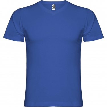 Logotrade Logogeschenke das Foto: Samoyedo T-Shirt mit V-Ausschnitt für Herren