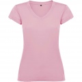 Victoria T-Shirt mit V-Ausschnitt für Damen, Hellrosa