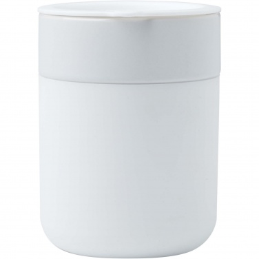 Logotrade Logogeschenke das Foto: Java 330 ml Keramikbecher mit Silikonhülle und Kunststoffdeckel