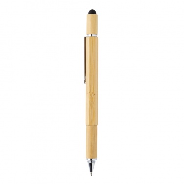 Logotrade Geschäftsgeschenke das Foto: 5-in-1 Bambus Tool-Stift