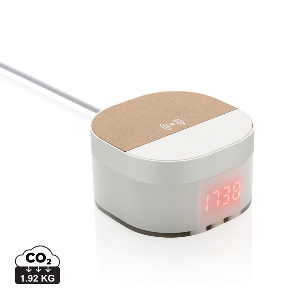 Logotrade Werbegeschenke das Foto: Aria 5W Wirless Charging Uhr