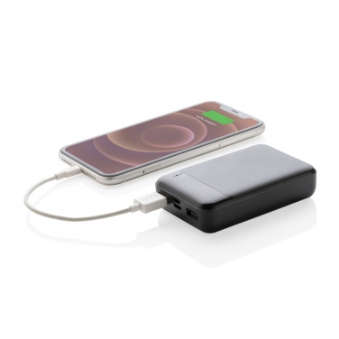 Logotrade Geschäftsgeschenke das Foto: 10.000 mAh Powerbank aus RCS Standard recyceltem Kunststoff