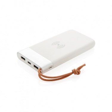 Logotrade Werbegeschenke das Foto: Aria 8.000 mAh 5W Wireless Charging Powerbank
