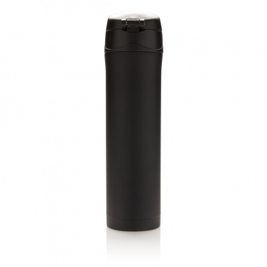 Logotrade Werbegeschenke das Foto: Easy Lock Vakuum-Flasche aus RCS recyceltem Stahl