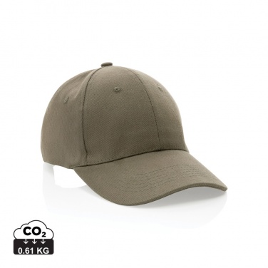 Logotrade Werbeartikel das Foto: Impact 6 Panel Kappe aus 280gr rCotton mit AWARE™ Tracer