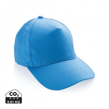 Logotrade Werbegeschenke das Foto: Impact 5 Panel Kappe aus 280gr rCotton mit AWARE™ Tracer