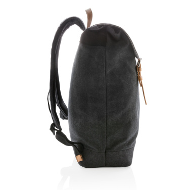 Logotrade werbemittel das Foto: Canvas Laptop-Rucksack, PVC-frei