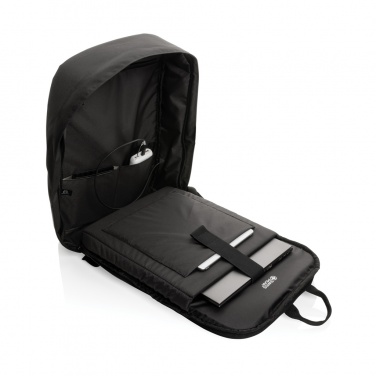 Logotrade Firmengeschenke das Foto: Swiss Peak AWARE™ Anti-Theft-RFID 15.6"-Laptop-Rucksack