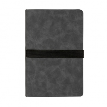 Logotrade Werbeartikel das Foto: Deluxe Hardcover PU Notizbuch mit Handy- und Stiftehalter