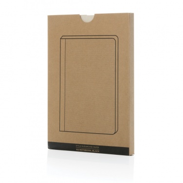 Logotrade Geschäftsgeschenke das Foto: Stylo Bonsucro zertifiziertes Zuckerrohrpapier Notizbuch A5