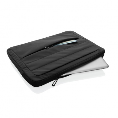 Logotrade Werbeartikel das Foto: Armond AWARE™ RPET 15.6" Laptop-Sleeve
