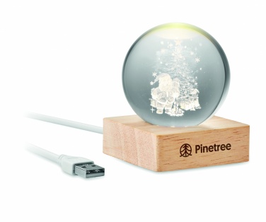 Logotrade Firmengeschenke das Foto: LED-Weihnachtskugel