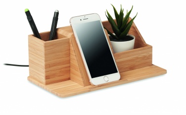 Logotrade Logogeschenke das Foto: Induktiver Organizer 10W GROOVY