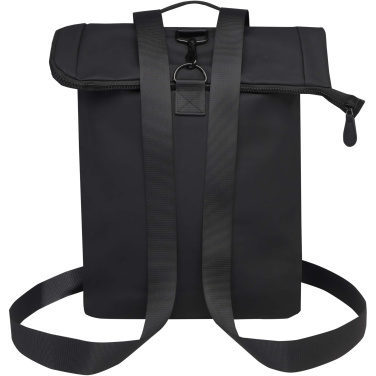 Logotrade Werbeartikel das Foto: Turner 15,6" GRS-recycelter Rolltop Laptop-Rucksack 12 L