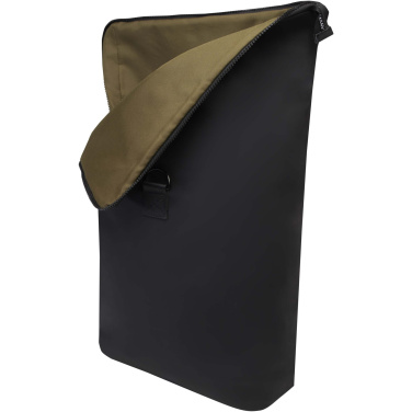 Logotrade Werbeartikel das Foto: Turner 15,6" GRS-recycelter Rolltop Laptop-Rucksack 12 L