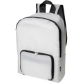 EcoFold faltbarer RPET Rucksack 15 L, Weiß