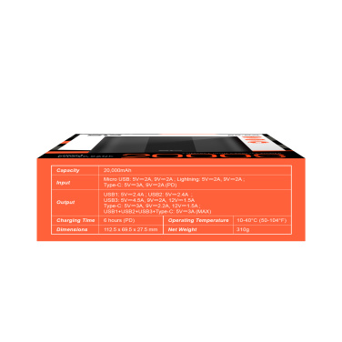 Logotrade Firmengeschenke das Foto: POWERBANK SILICON POWER QP55 10000 MAH