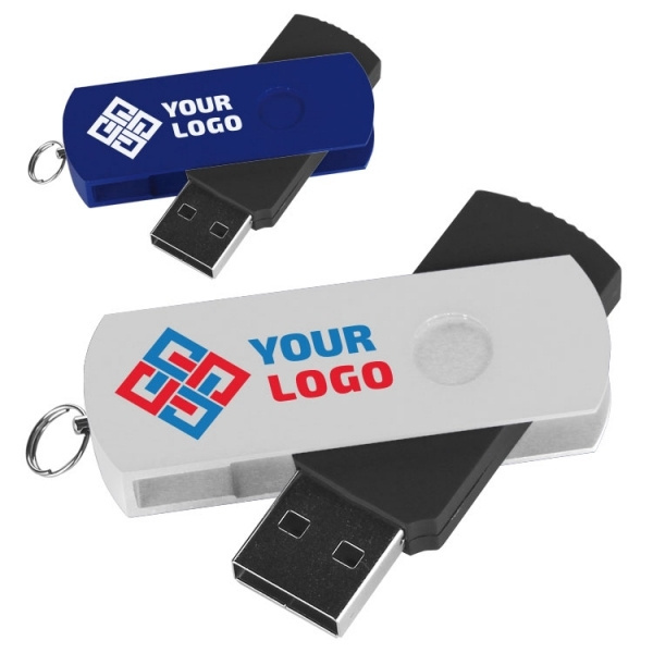 Logotrade Geschäftsgeschenke das Foto: USB-Stick aus Metall und Kunststoff