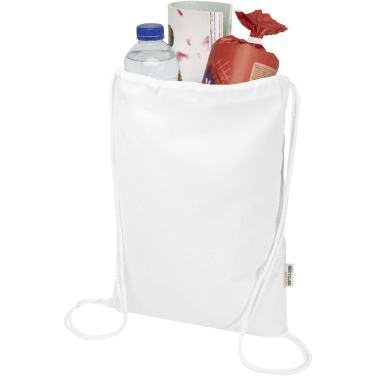 Logotrade werbemittel das Foto: Oregon Blend 140 g/m² GRS-recycelter Turnbeutel 5 L