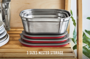 Logotrade Werbeartikel das Foto: Black+Blum 3-tlg. Mealprep Box Set - klein, medium, groß