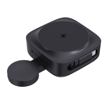 Logotrade Werbegeschenke das Foto: Urban Vitamin Goleta 2-in-1 15W Magnetic Wireless Charger