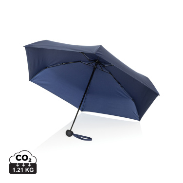 Logotrade Logogeschenke das Foto: 19,5“manueller Super-Mini-Schirm aus Aware™ rPET 190T Pongee