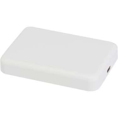 Logotrade werbemittel das Foto: Acrab 15 W 5.000 mAh magnetische kabellose Powerbank mit 20 W PD aus recyceltem Kunststoff