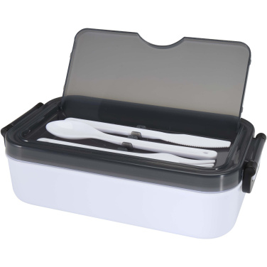 Logotrade Firmengeschenke das Foto: Snappy Lunchbox und Besteckset