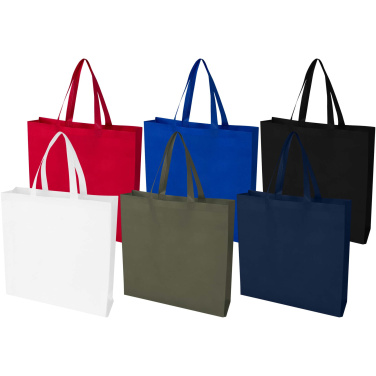 Logotrade werbemittel das Foto: EcoSeal GRS-recycelte Nonwoven Tragetasche mit Zeitenfalten 12 L