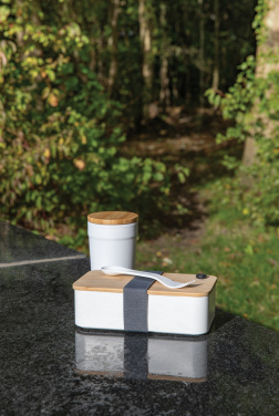 Logotrade werbemittel das Foto: RCS RPP Lunchbox mit Bambusdeckel