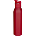 Sky 650 ml RCS-zertifizierte, einwandige Trinkflasche aus recyceltem Edelstahl, Rot