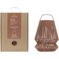 Originalhome Lampion tragbarer Lampenschirm aus recyceltem Material, Ziegelrot