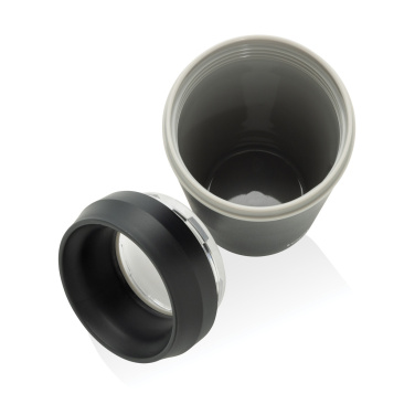 Logotrade Logogeschenke das Foto: Topl-Becher aus rec. Kunststoff mit 360-Grad-Deckel 354ml