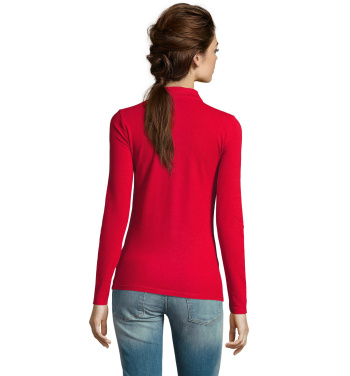 Logotrade Logogeschenke das Foto: PERFECT DAMEN LSL POLO  180