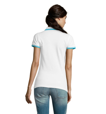 Logotrade Geschäftsgeschenke das Foto: PASADENA Damen Polo 200g