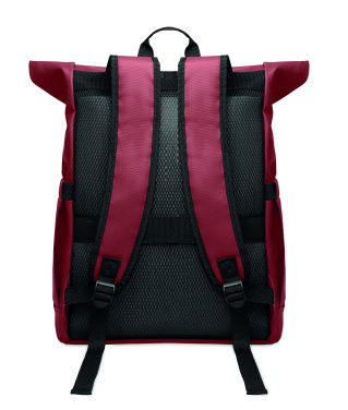 Logotrade Werbeartikel das Foto: Rolltop-Rucksack 600D RPET