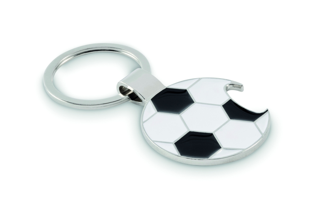 Logotrade Werbegeschenke das Foto: Schlüsselring Fußball