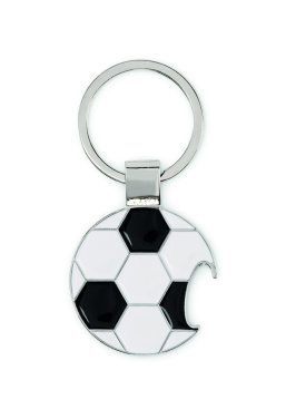 Logotrade werbemittel das Foto: Schlüsselring Fußball
