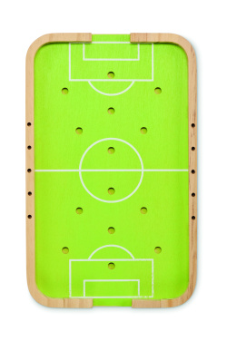 Logotrade Geschäftsgeschenke das Foto: Fußballspiel aus Holz