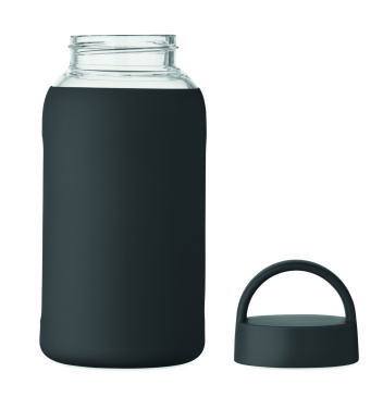 Logotrade Firmengeschenke das Foto: Flasche Borosilikatglas 600ml