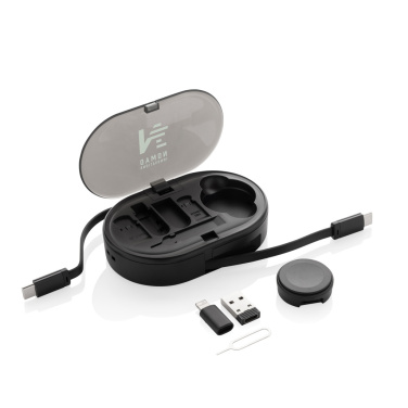 Logotrade werbemittel das Foto: Chargevix Multifunktionales 60W-Lade-Set aus RCS rPlastic