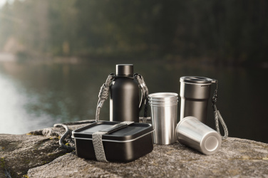 Logotrade Werbeartikel das Foto: VINGA Parks Flasche aus RCS rec. Stainless-Steel, 400ml