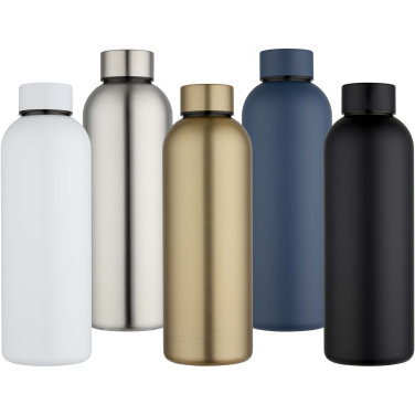 Logotrade Firmengeschenke das Foto: Spring 750 ml RCS-zertifizierte einwandige Trinkflasche aus recyceltem Edelstahl