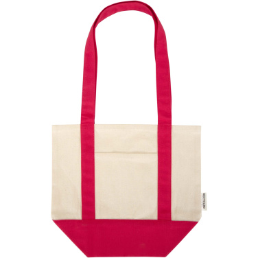 Logotrade Werbeartikel das Foto: Sam 320 g/m² Mini-Tragetasche aus GRS recycelter Baumwolle