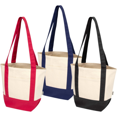 Logotrade Firmengeschenke das Foto: Sam 320 g/m² Mini-Tragetasche aus GRS recycelter Baumwolle