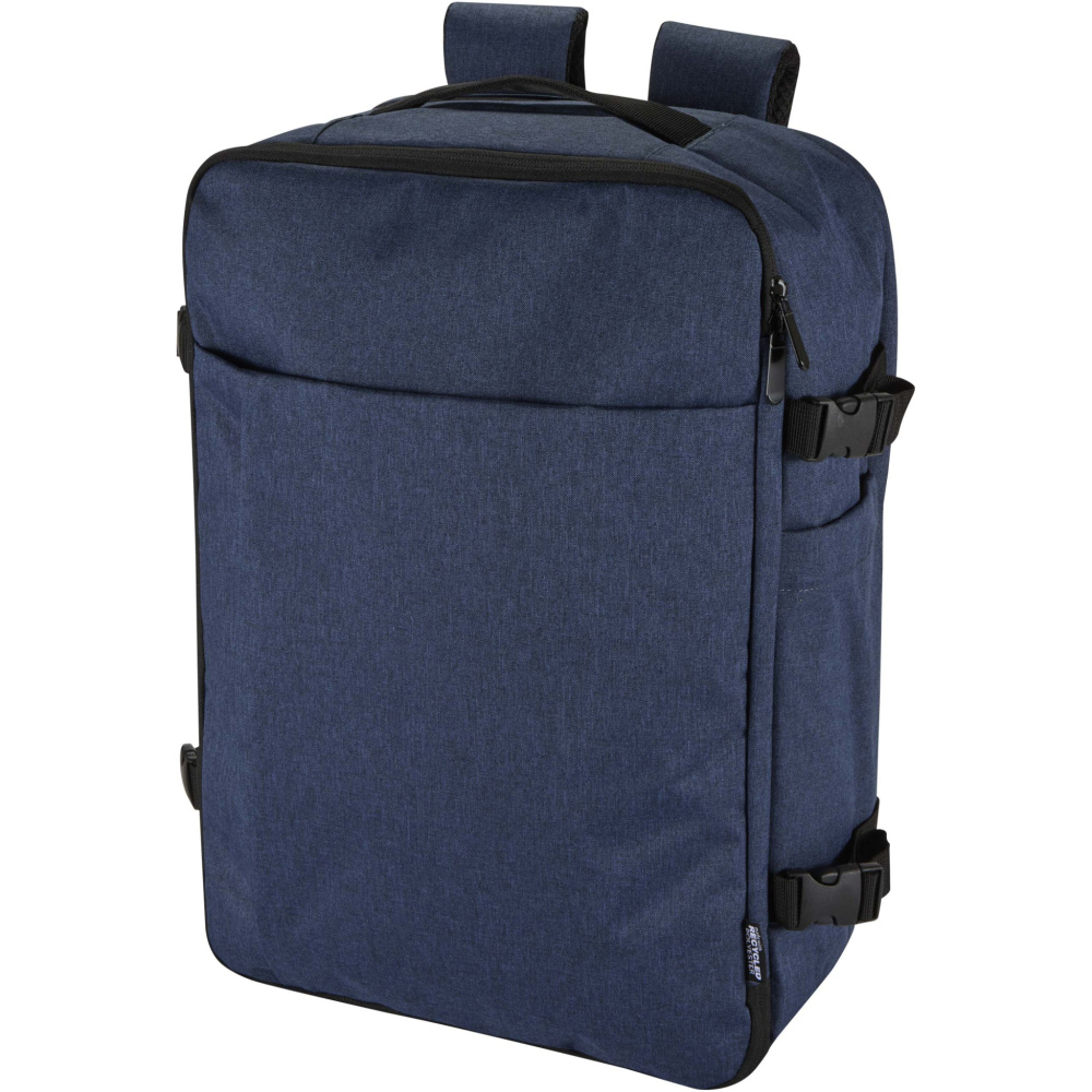Logotrade Werbegeschenke das Foto: Libra 17" GRS recycelter Kabinenrucksack 25L
